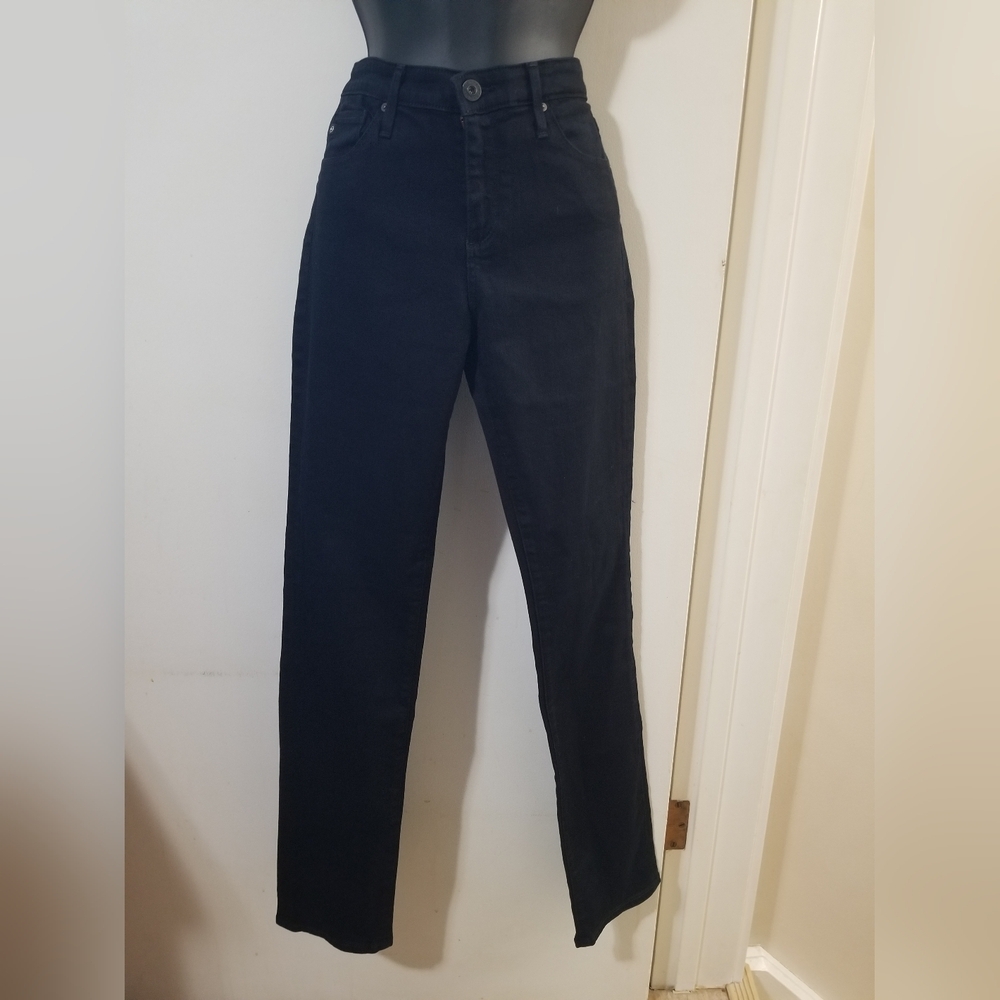 AG Adriano Goldschmied Black Denim Jeans Size 28 Regular